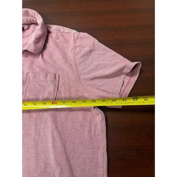Banana Republic Polo Shirt Mens Size XL Solid Preppy Golf Cotton Casual FLAW - Picture 6 of 7